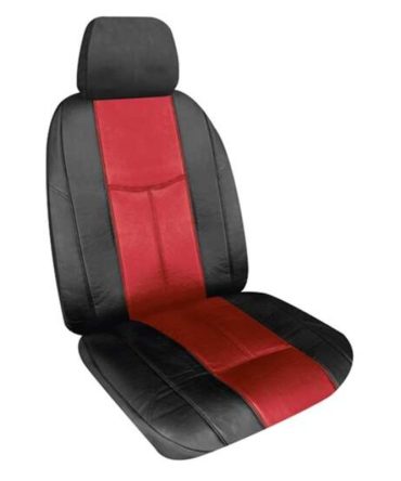 Sperling Empire Leather Look Seat Covers – Red, Front – CF290.102C TMEMPRED