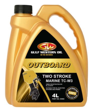 Gulf Western Outboard Oil – 2 Stroke, 4 Litre