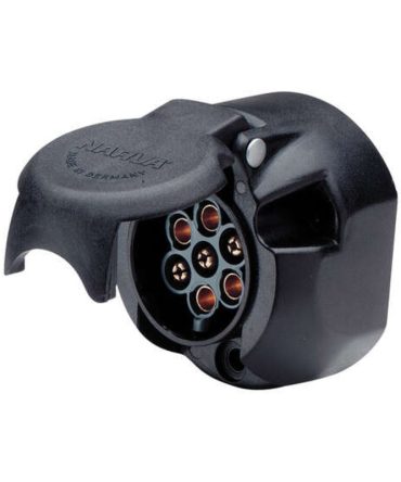 Narva 7 Pin Large Round Plastic Socket