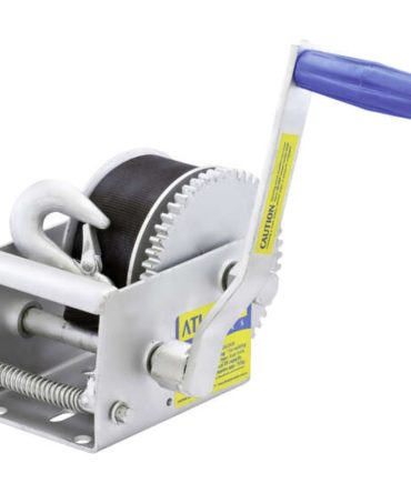 Atlantic Two Speed Trailer Winch with Webbing