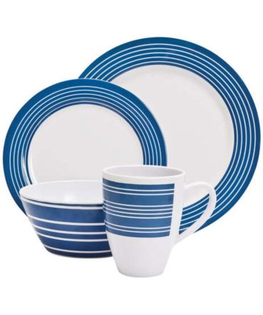 Campfire Melamine 16 Piece Dinner Set