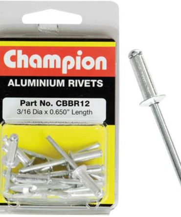 Champion Aluminium Rivet Pack – 3 / 16 X 0.650, CBBR12