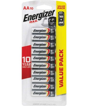 Energizer Max AA Batteries – 10 Pack
