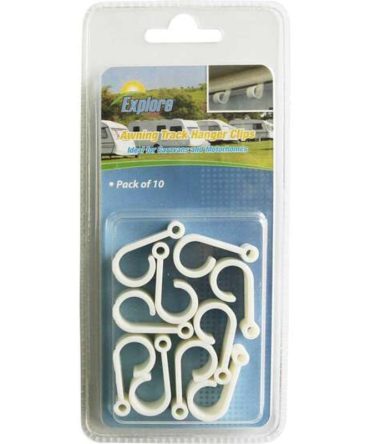 Explore Caravan Awning Hanger Clips – 10 Pack