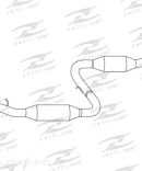Zetti Front Muffler Standard Replacement – M4180
