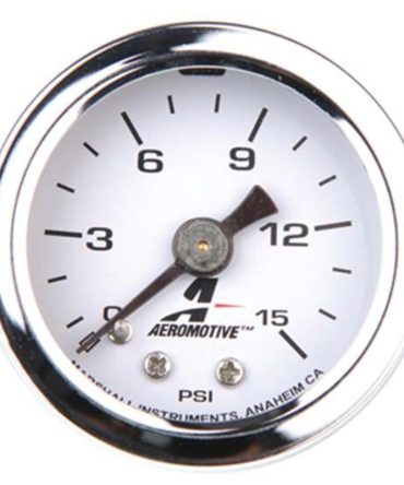 Aeromotive 0-15 Psi Liquid Gauge Fuel Pressure – ARO15632