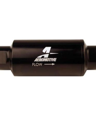 Aeromotive Blk Inline Filter -10 Orb Port 10 Micron Marine Blk 2″ Od – ARO12346