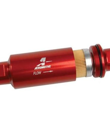 Aeromotive Fuel Filter -10 Hi Flow Inline 10 Mic. 5.5″ X 2″ – ARO12301