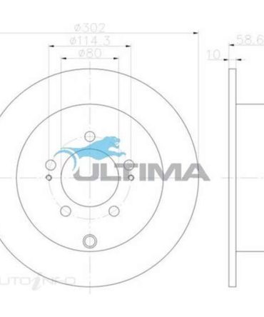 Ultima Brake Rotor – Single, AAP2213
