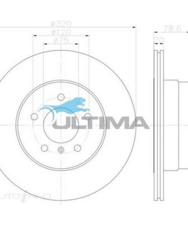Ultima Brake Rotor – Single, AAP2865