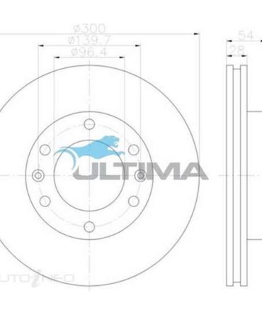 Ultima Brake Rotor – Single, AAP2871