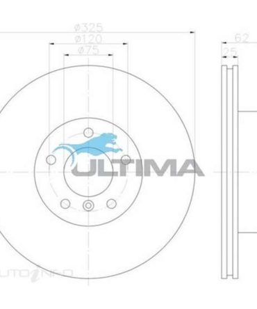 Ultima Brake Rotor – Single, AAP2876