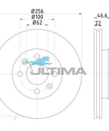 Ultima Brake Rotor – Single, AAP2893
