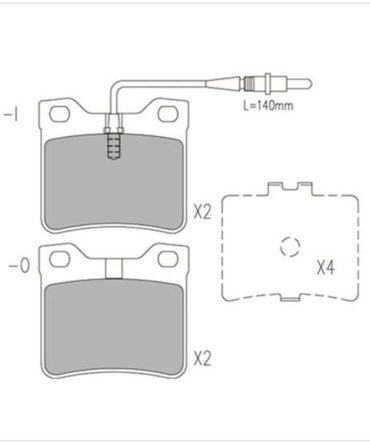 Transgold Brake Pads – TG1988N