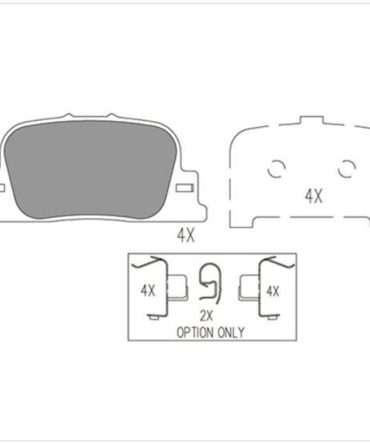 Transgold Brake Pads – TG1434N