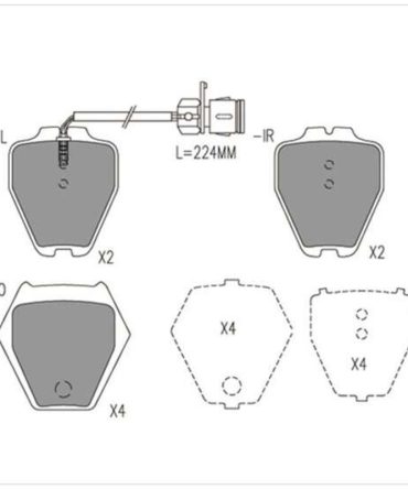 Transgold Brake Pads – TG1443N