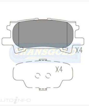 Transgold Brake Pads – TG1518N