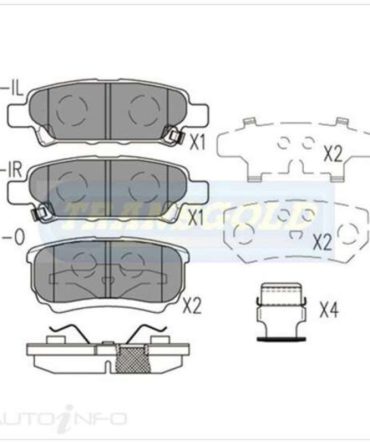 Transgold Brake Pads – TG1686N
