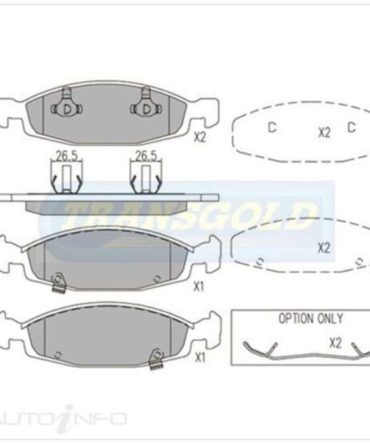 Transgold Brake Pads – TG1715N