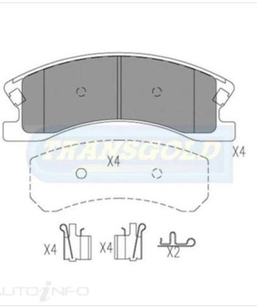 Transgold Brake Pads – TG1716N