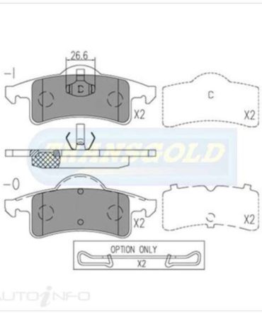 Transgold Brake Pads – TG1717N