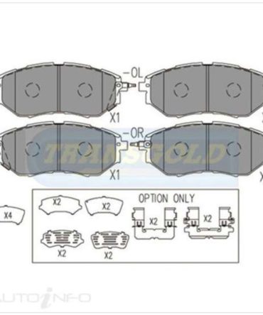 Transgold Brake Pads – TG1722N