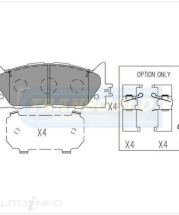 Transgold Brake Pads – TG1800N