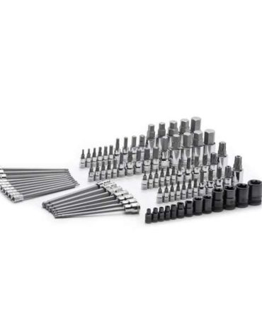 GearWrench 84 Piece 1/4, 3/8 & 1/2 Drive Hex and Torx Metric & Imperial Bit Set – 80742