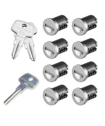 Yakima SKS (Same Key System) Lock Cores – (Pack of 8) – 8007208